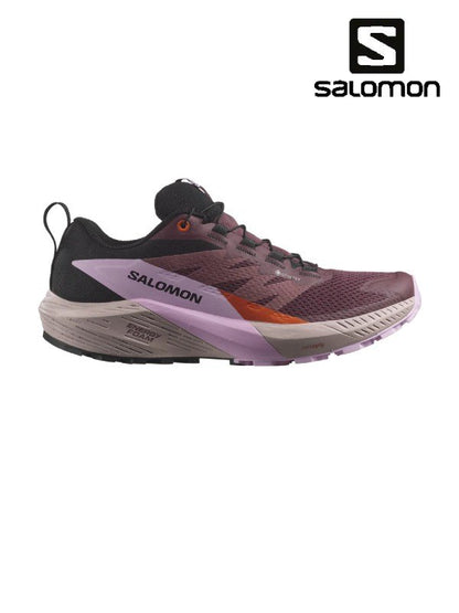 Women's SENSE RIDE 5 GTX #Catawba Grape/Orchid Bouquet/Cherry Tomato [L47592300]｜SALOMON