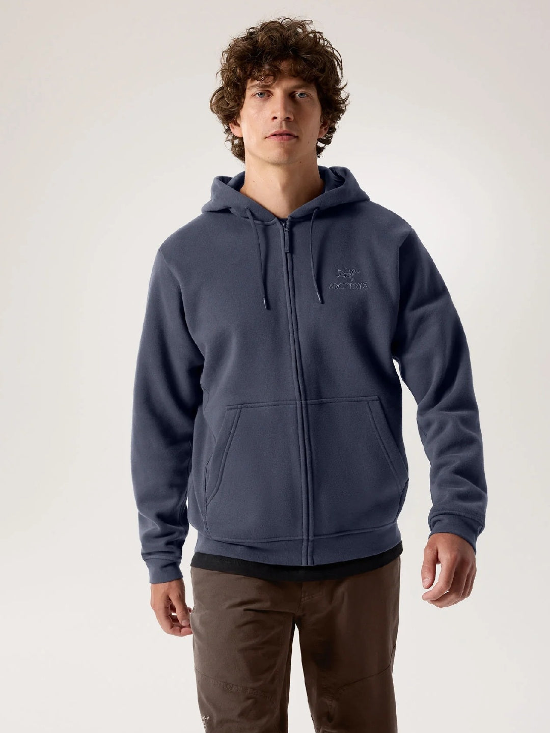 Emblem Fleece Full-Zip Hoody M #Black Sapphire [X00000992901]｜ARC'TERYX