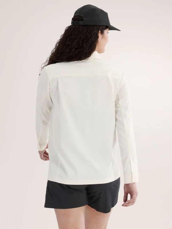 Women's Sima Shirt LS #Arctic Silk [X00000949702]｜ARC'TERYX