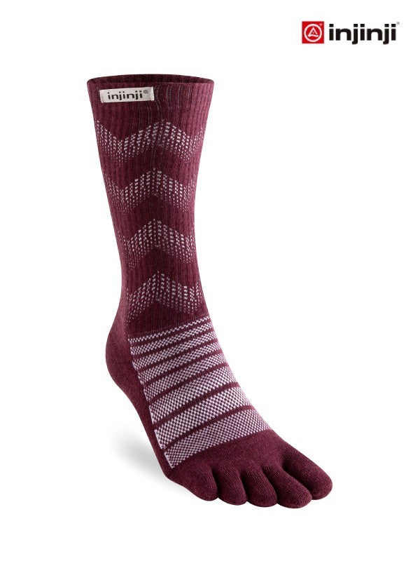 アウトドアMWクルーウール #ガーネット [223670]｜injinji