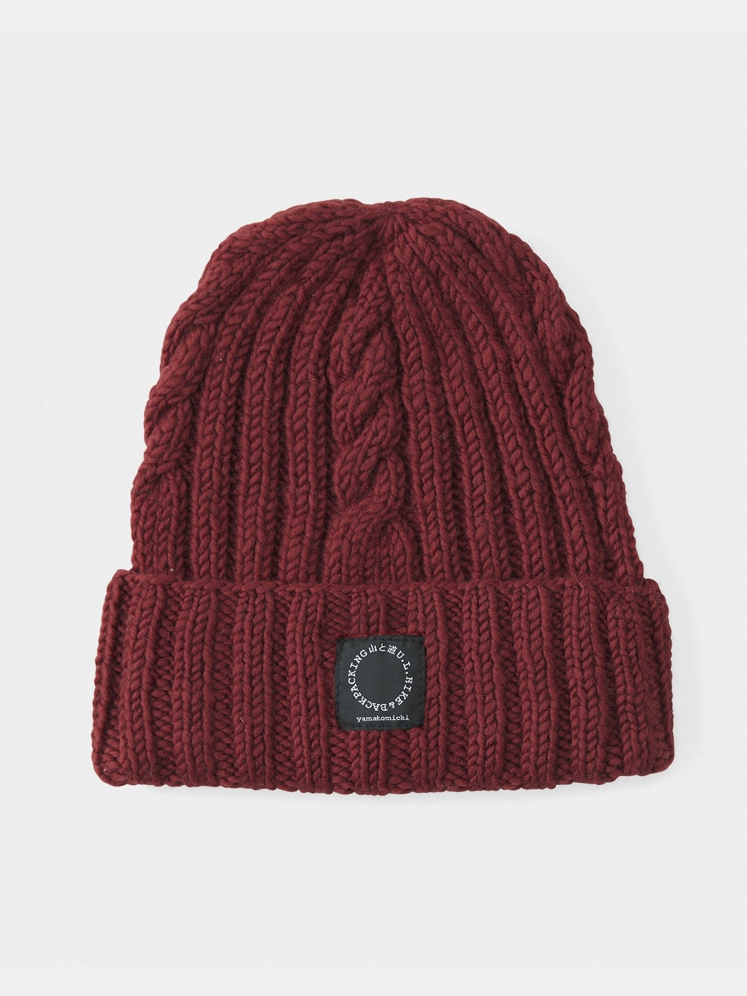 Merino Knit Cap #Burgundy｜山と道