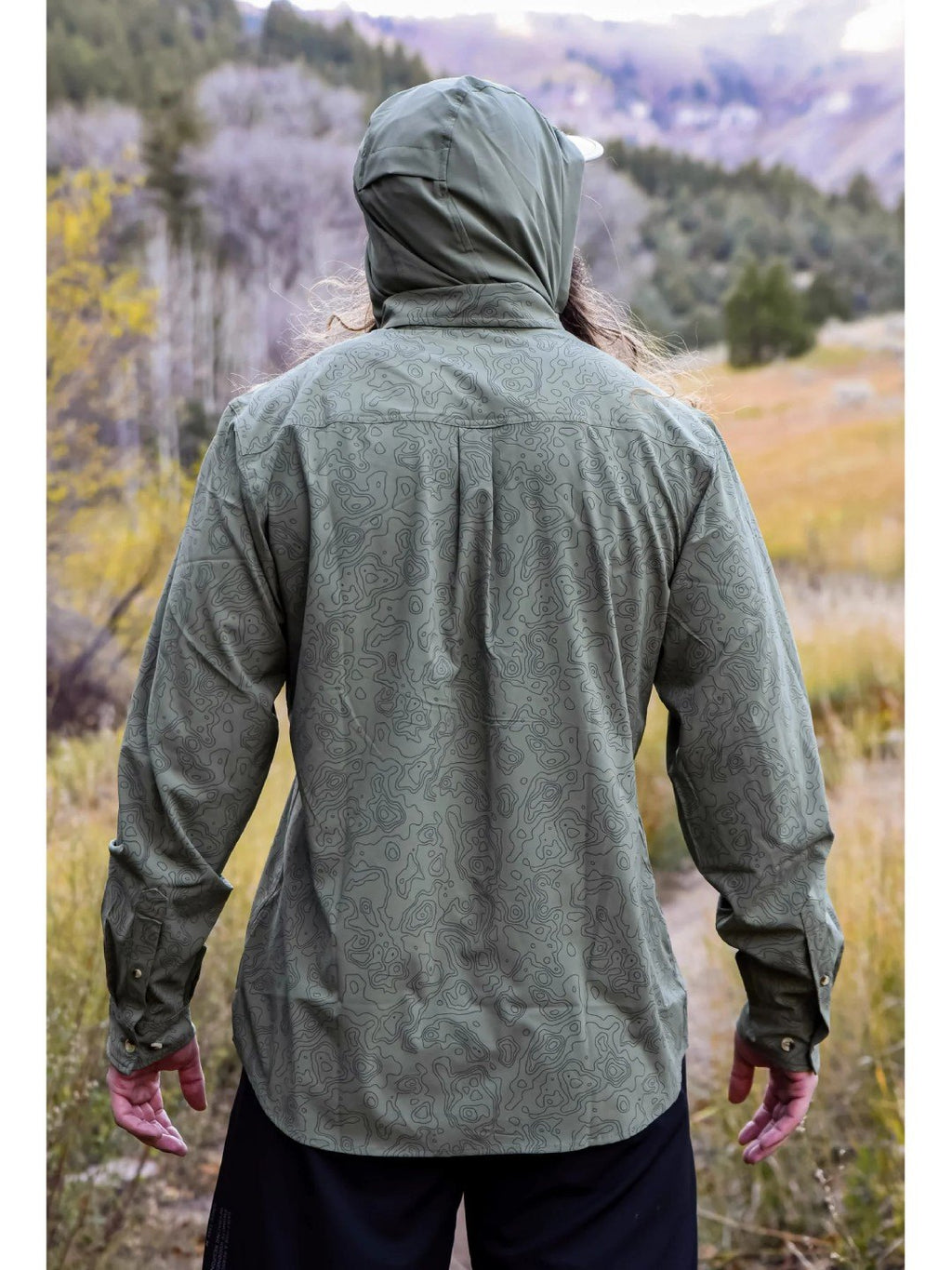 TRIPLE CROWN BUTTON DOWN LONG SLEEVE #Green Topo｜Jolly Gear