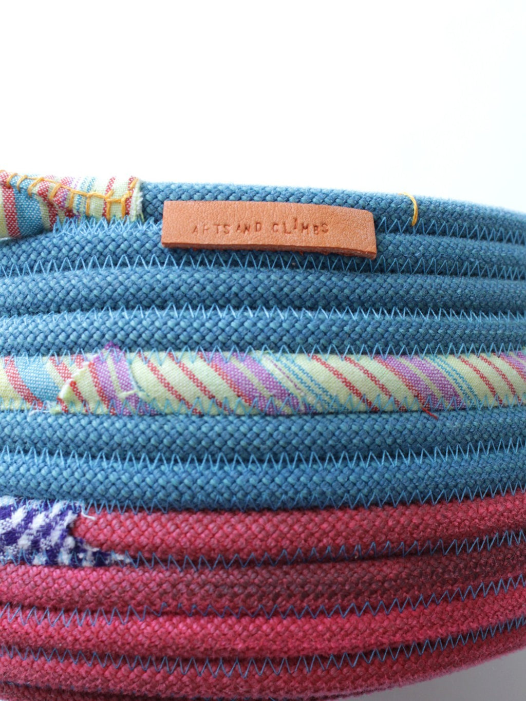 Rope basket (M) #Blue/Pink｜Arts and Climbs