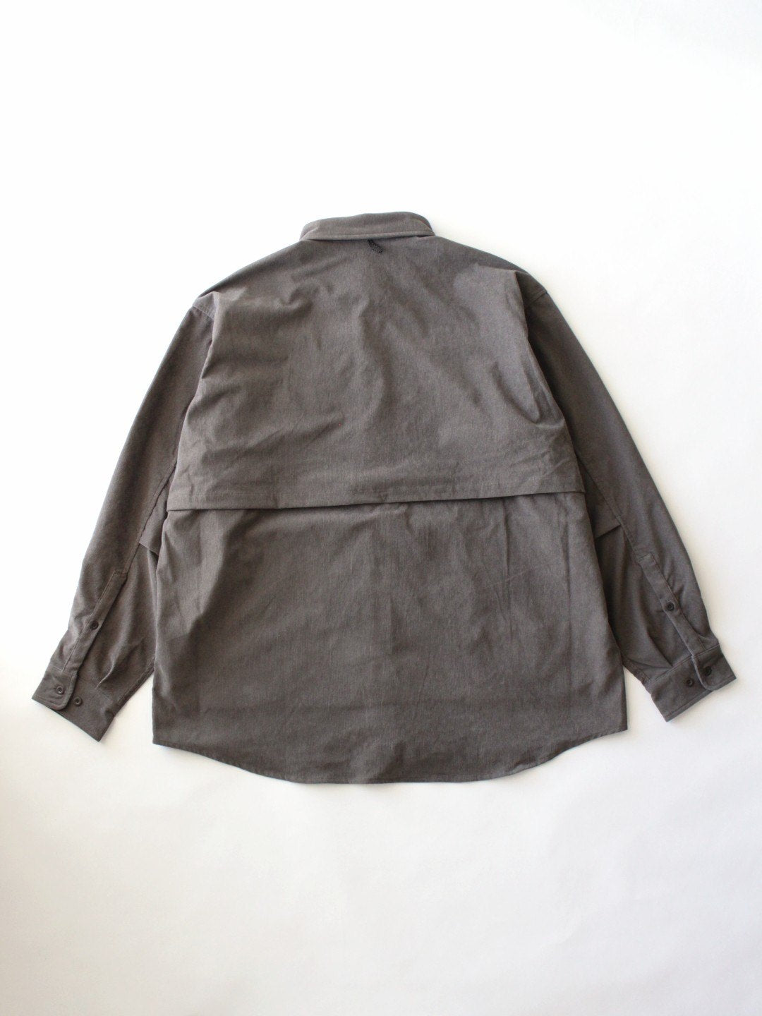 HIKE&BIKE CAVE CORDUROY BIG SHIRT #17GRY [PS232008]｜PAPERSKY WEAR