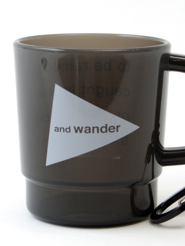 and wander logo PP mug #black [5744987701]｜and wander