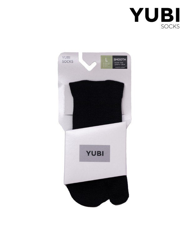 Smooth Tabi Crew [YUB233-001000-XXX004]｜YUBI SOCKS