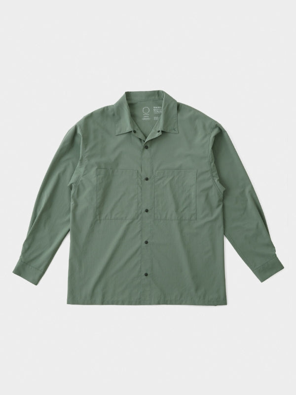 UL Big Pocket Shirt #Slate Green｜山と道