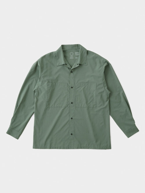 UL Big Pocket Shirt #Slate Green｜山と道 – moderate