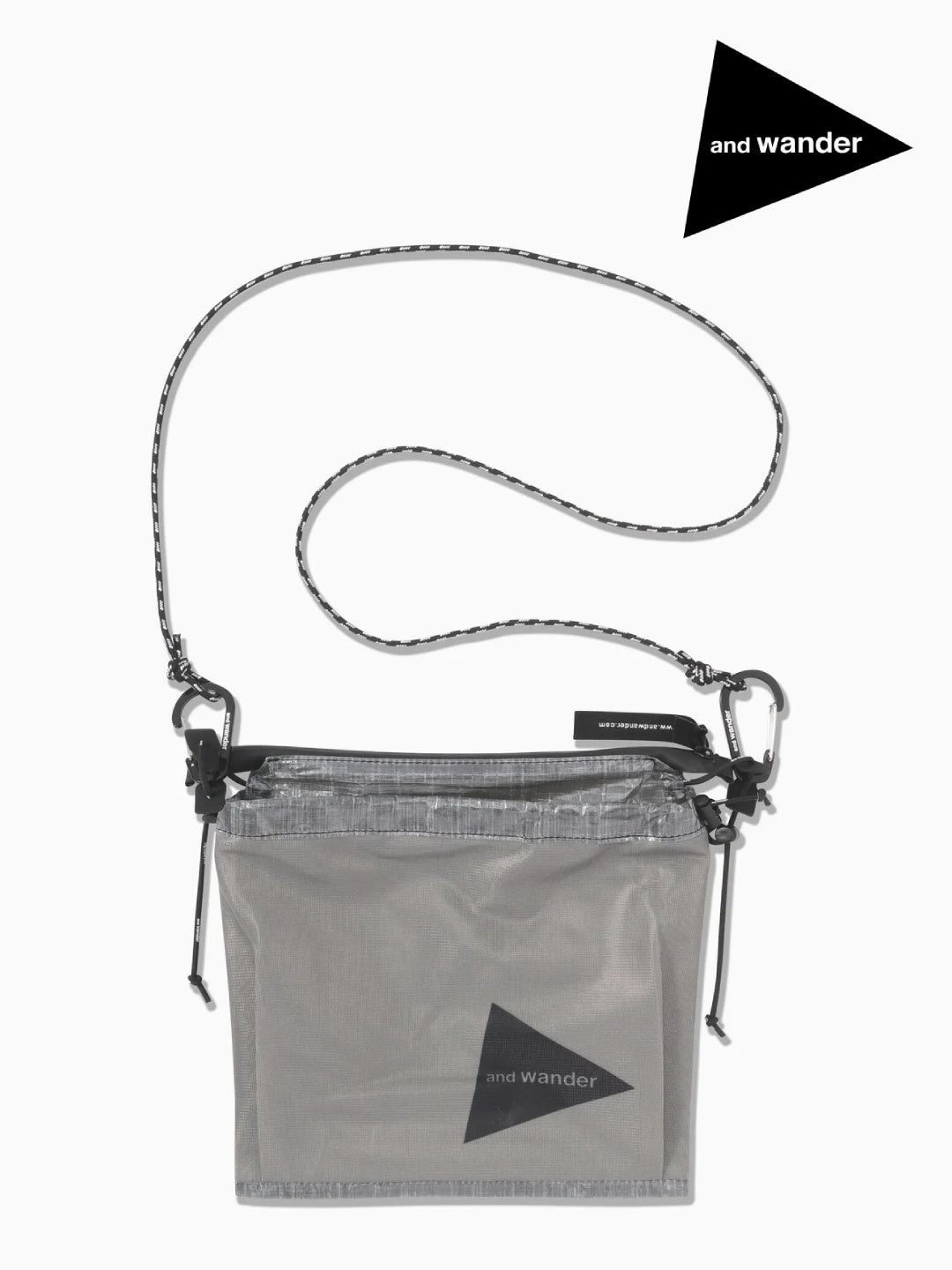 UL sacoche with DyneemaR #charcoal/022 [5975209]｜and wander