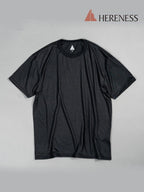 Dry Wool T-shirt 2 #Black [hu-10014]｜HERENESS