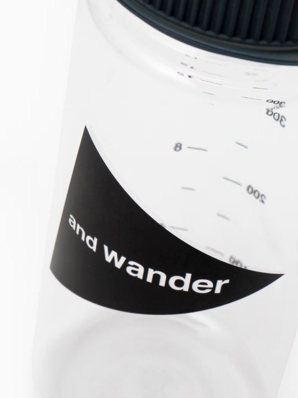 and wander logo bottle 500 #002/clear [4977299]｜and wander