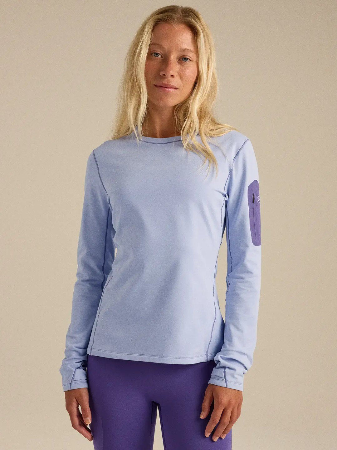 【Women】Women's Rho Crew W #Kasumi / Blurple [X00001075702]｜ARC'TERYX