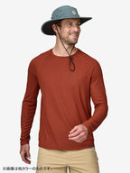 Men's L/S Cap Cool Trail Graphic Shirt #LIWN [23710]｜patagonia【Outlet_30】