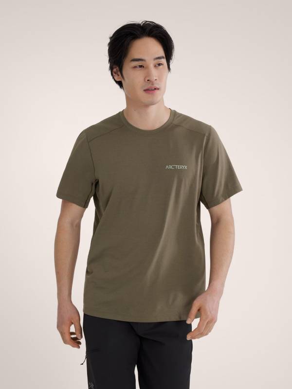 Cormac Arc'Bird Logo SS M #Tatsu Heather / Stone Green [X00000972105]｜ARC'TERYX