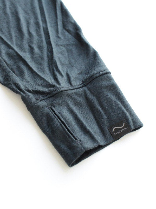 With Cardigan #DARK GRAY [GR420201]｜Gradation
