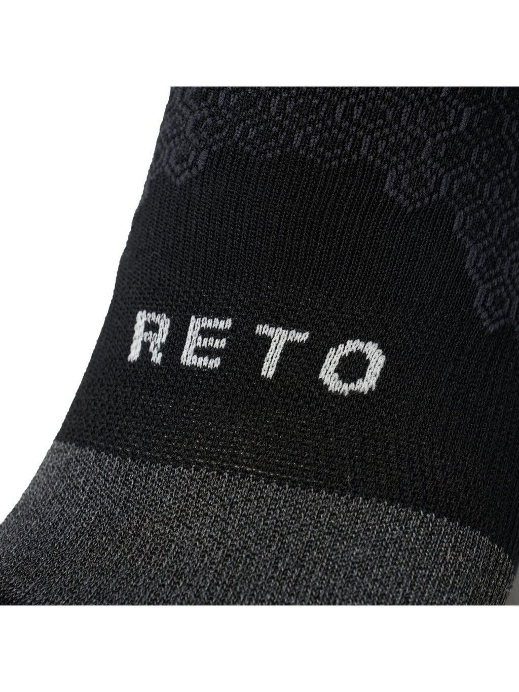 RUNNING SOCKS MIDDLE LENGTH ver.1.5 #ブラック｜RETO