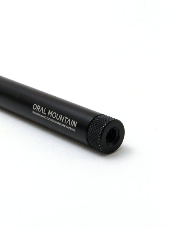 歯ブラシグリップ「GRIP」TSUTSU #アルミブラック｜ORAL MOUNTAIN