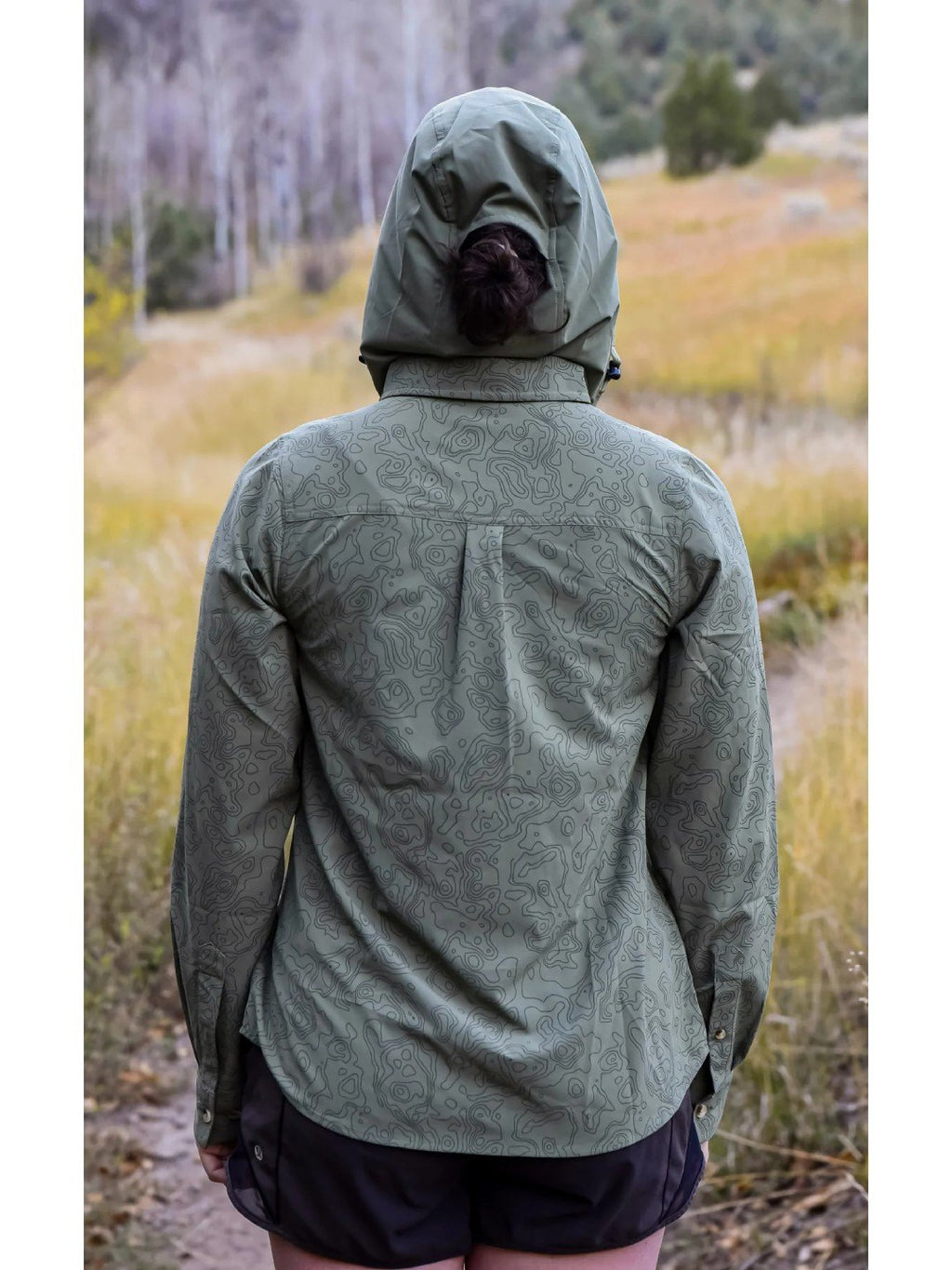 TRIPLE CROWN BUTTON DOWN LONG SLEEVE #Green Topo｜Jolly Gear