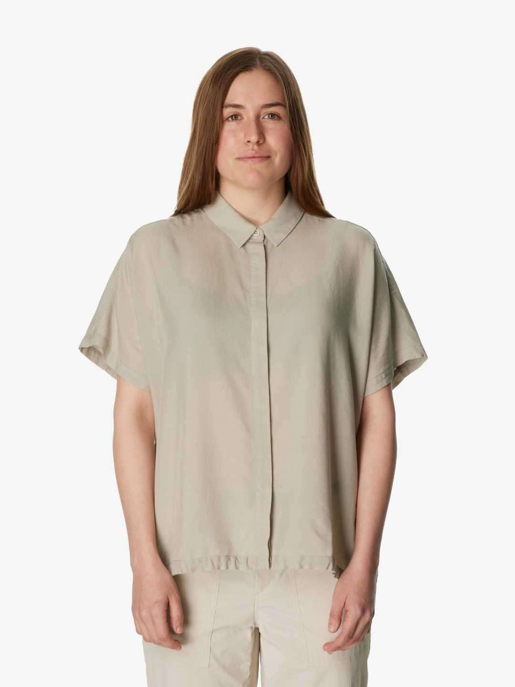 Women's Tree Top #Greenish Gray [860010]｜HOUDINI