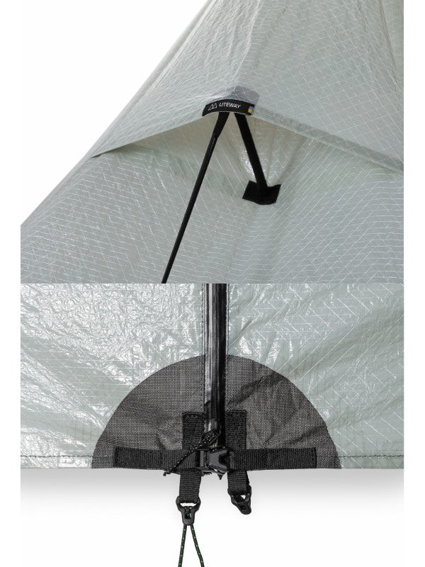 PYRAOMM SOLO TARP ULTRA TNT [pyra solo ultra tnt]｜LITEWAY