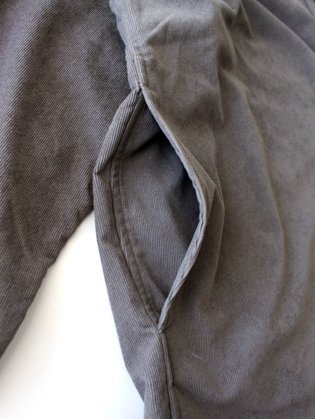 HIKE&BIKE CAVE CORDUROY BIG SHIRT #17GRY [PS232008]｜PAPERSKY WEAR