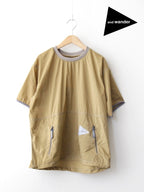 Women's PERTEX wind T #040/beige [4121113]｜and wander