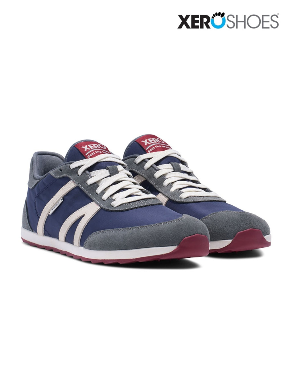 【Men】ウィン ナイロン #ブルー/グレイ/レッド [WYNM-BUGR]｜XERO SHOES