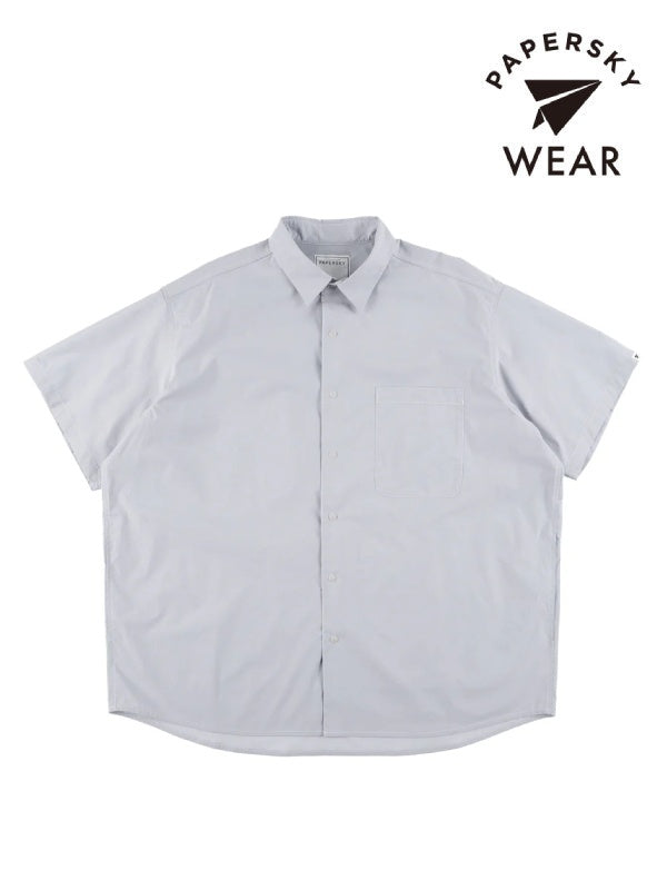 HIKE&BIKE CAVE BIG HALF SHIRTS #LIGHTGRAY [PS231311-2]｜PAPERSKY WEAR