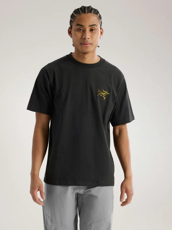 Kragg Cotton Logo SS M #24K Black [X00000846405]｜ARC'TERYX