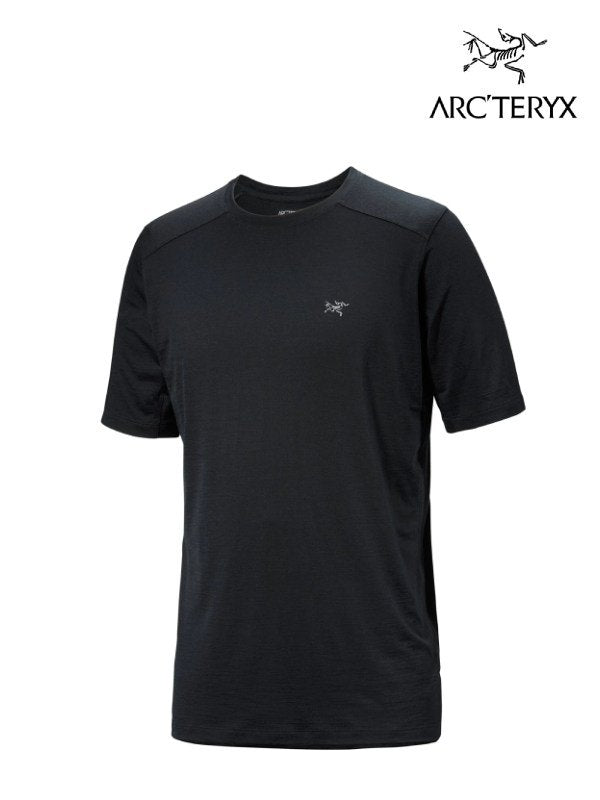 Ionia Merino Wool SS M #Black [L08510600]｜ARC'TERYX