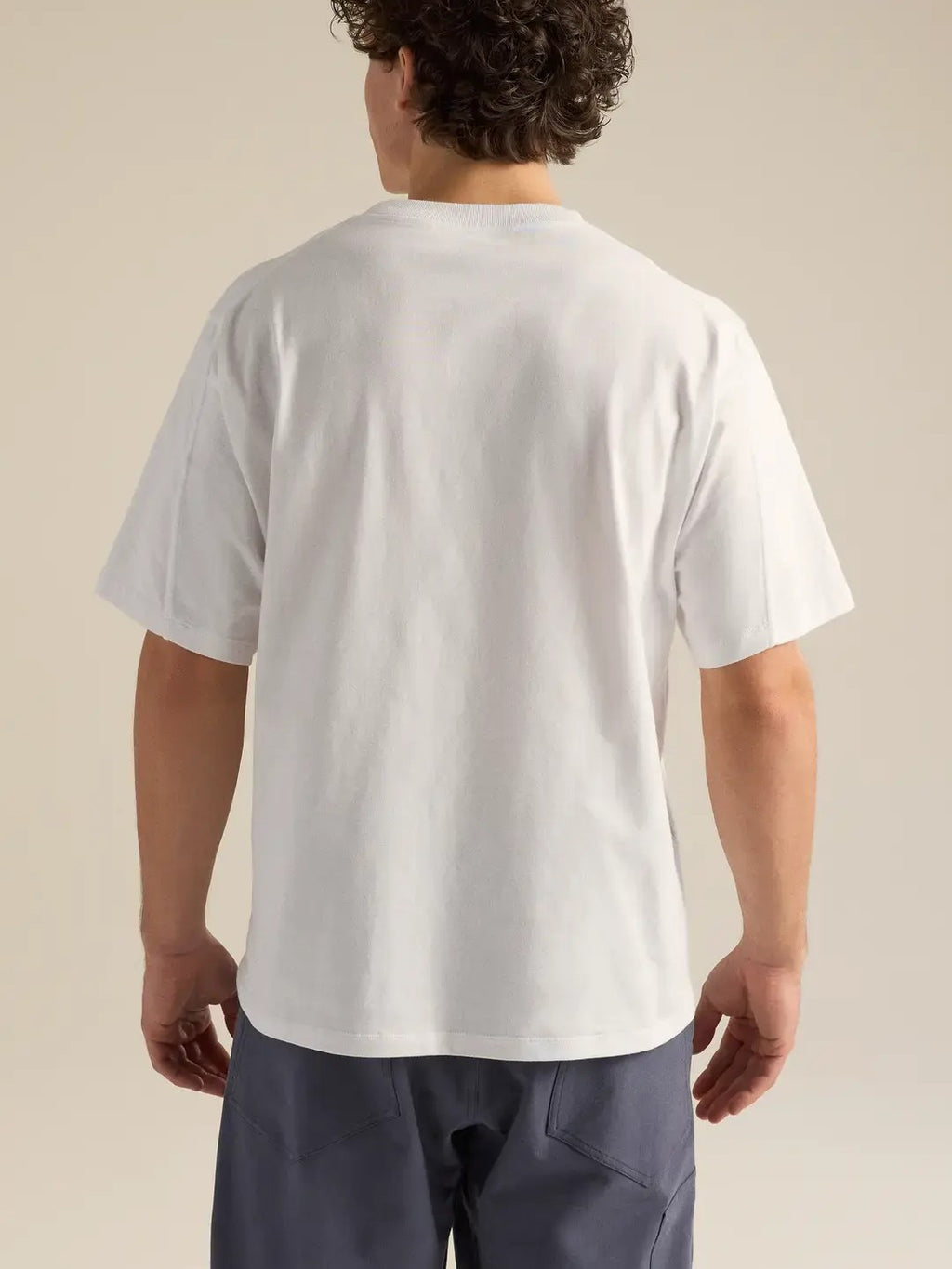 【Men】Kragg Cotton Emblem Crew SS M #White Light [X00001070203]｜ARC'TERYX