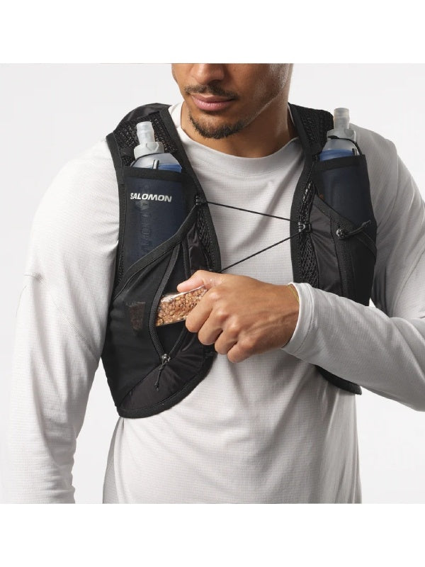 ACTIVE SKIN 12 SET #Black/Metal [LC2177400]｜SALOMON