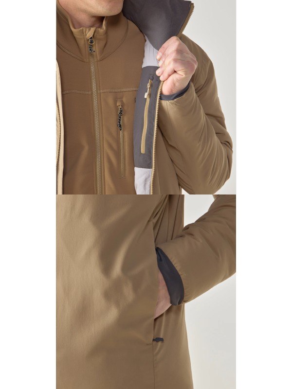 Mimic Alert Hood Men #Oak Brown [607444]｜HAGLOFS