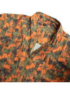 TRIPLE CROWN ZIP DOWN SHORT SLEEVE #ABSTRACT ORANGE CAMO [TC’BD-USS]｜Jolly Gear