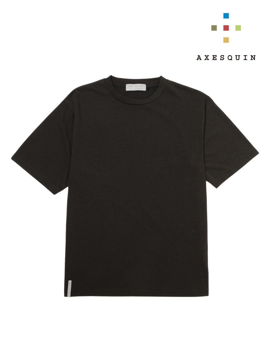 ショートスリーブのＴシャツ #スミイロ [21073]｜AXESQUIN