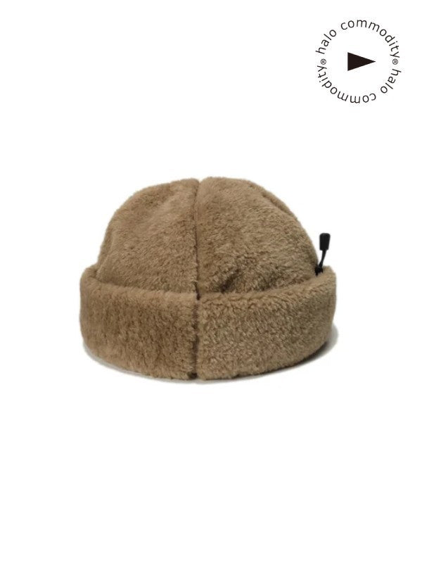 Kuna Fleece Cap #Beige [h253-207]｜halo commodity