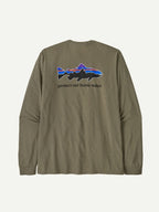 Men's L/S Home Water Trout Responsibili-Tee #RVGN [37574]｜patagonia