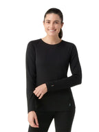 【Women】ウィメンズ クラシックオールシーズンメリノベースレイヤー ロングスリーブ #ブラック [SW61211006004]｜Smartwool