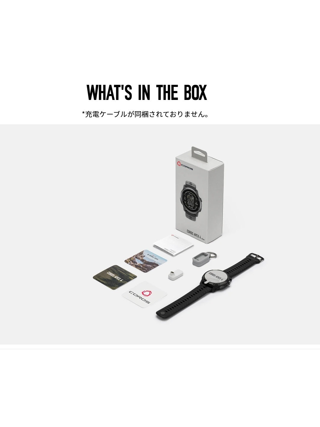 APEX 4 42mm #Black [CRS525-442025-BLK000]｜coros