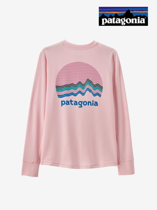 Kids' Long-Sleeved Capilene Silkweight UPF T-Shirt #RMPL [62385]｜patagonia