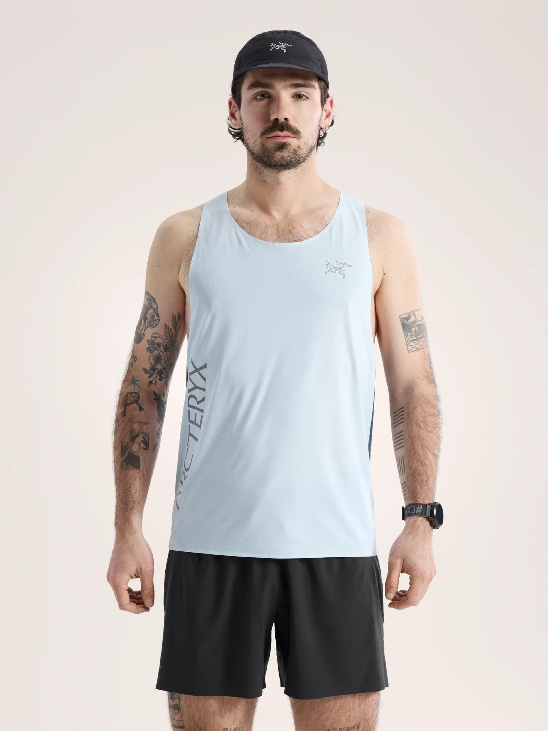 Norvan Downword Logo Tank #Alpine Blue / Dk Strat [X00001034402]｜ARC'TERYX