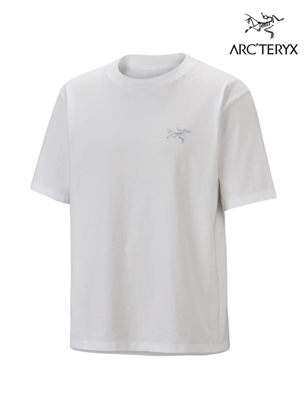 【Men】Kragg Cotton Emblem Crew SS M #White Light [X00001070203]｜ARC'TERYX