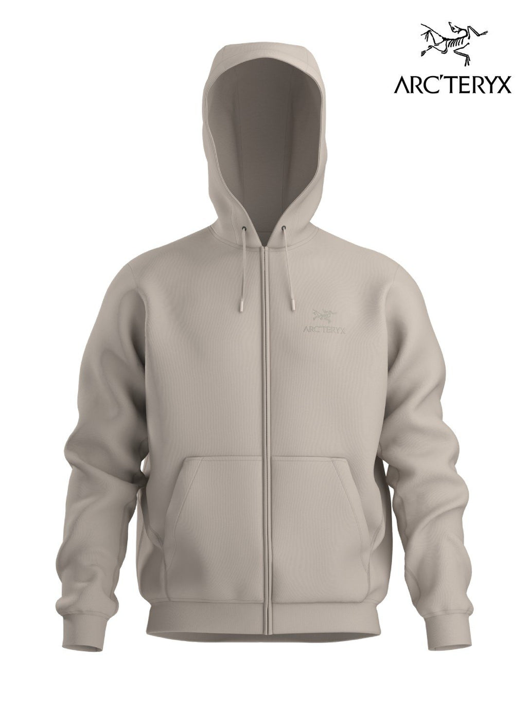 【Men】Emblem Fleece Full-Zip Hoody M #Rune [X00000992910]｜ARC'TERYX