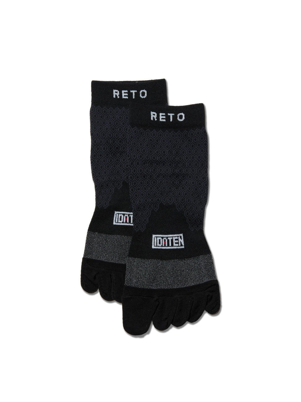 RUNNING SOCKS 5 FINGER TYPE ver.1.5 #ブラック｜RETO