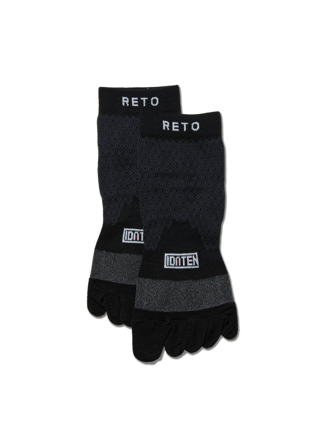 RUNNING SOCKS 5 FINGER TYPE ver.1.5 #ブラック｜RETO