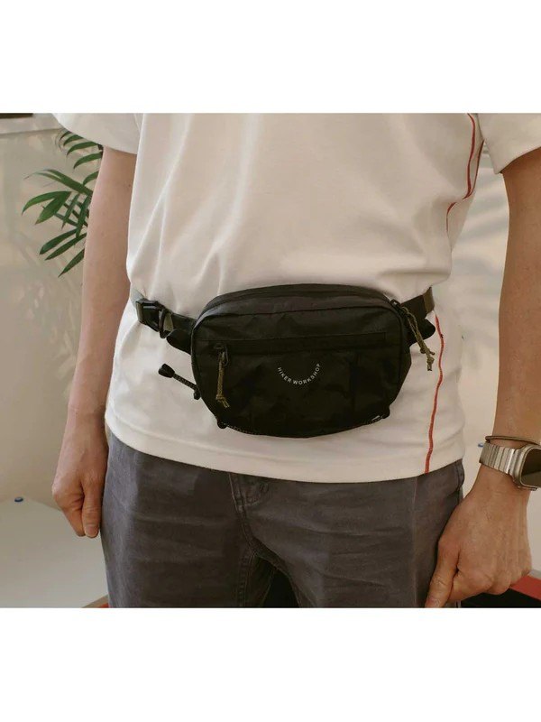 FANNY PACK (ULTRA) #Black｜HIKER WORKSHOP