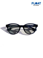 MILLBRAE #NAVY/Lt.GY LOCK TEMPLE NAVY｜FLOAT