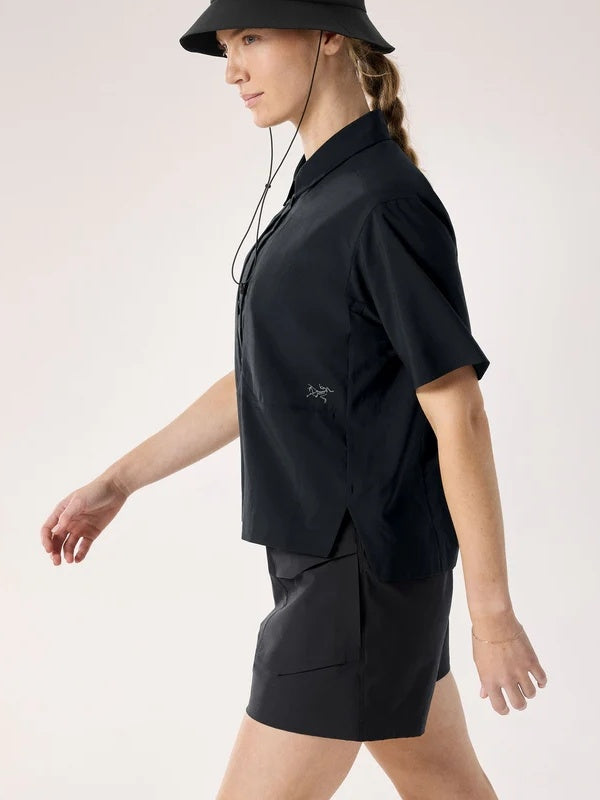 Women's Sima Shirt SS #Black [X00000949801]｜ARC'TERYX
