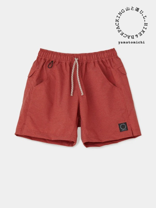 Men's Light 5-Pocket Shorts #Brick Red｜山と道
