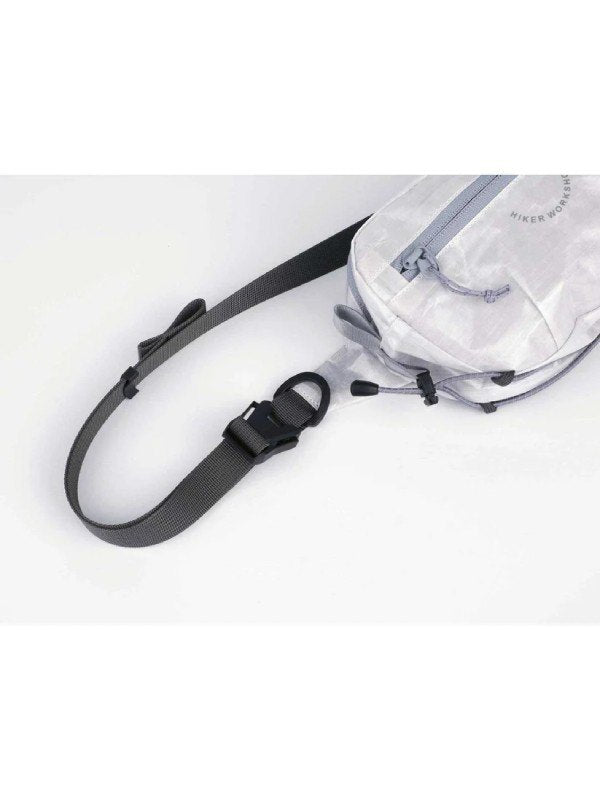FANNY PACK (DCF) #White｜HIKER WORKSHOP